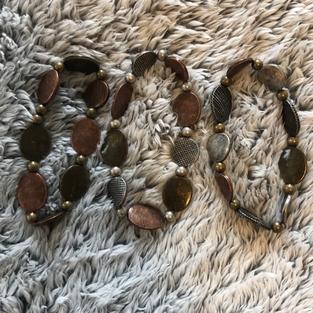 Set of 3 stretch bracelets